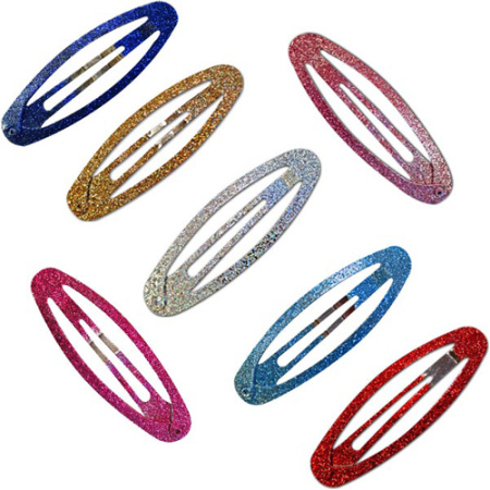 Заколка Pastorelli металл лепесток большой